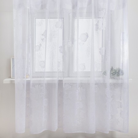 Tulle with a curtain tape 260x300 cm, white, PE 100%