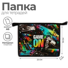 Folder for notebooks A5, 230 x 190 x 50 mm, lightning from above, plastic, calligrata 