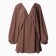 Women's dress MIST with a deep neckline river. 48, brown