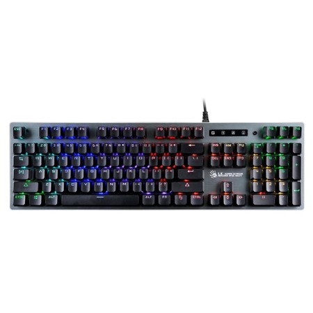 Keyboard A4Tech Bloody B765 Mechanical Gray USB for Gamer LED (B765 Grey/Neon (Green SW 10045