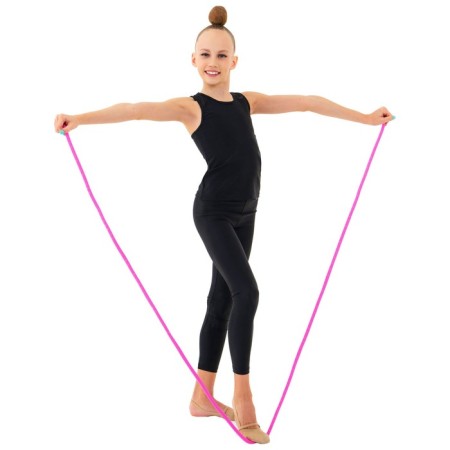 Racking for rhythmic gymnastics weighted Grace Dance, 3 m, pink color-4