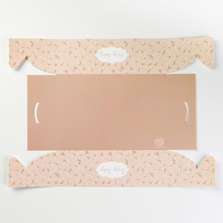 Capcake box, confectionery packaging, 6 cells Enjoy Today, 23 x 16 x 7.5 cm-3