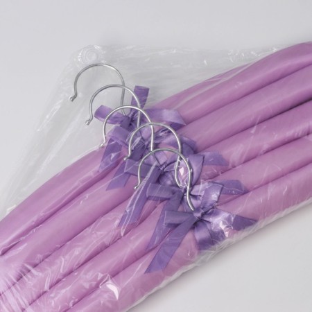Shoulders - Manquists for clothing soft "Atlas", 5 pcs, 37.5 × 10 × 3 cm, lilac color-5