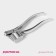 Press for garlic "Ernest", 15 cm, silver color