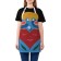 Apron of a kitchen with a photo print "Spring", adjustable, size OS