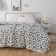 The blanket "Tabio", size 160x220 cm, black and white color