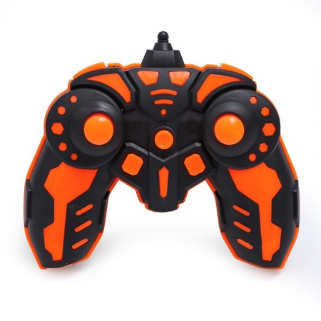 Radio-controlled car-controlled machine "Strokach", light, works on the battery, color orange color-4