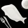 Porcelain dish "Karl", 26 × 12 × 2.5 cm, white color