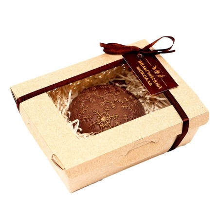 Chocolate figure "Christmas tree toy", 80 g-1