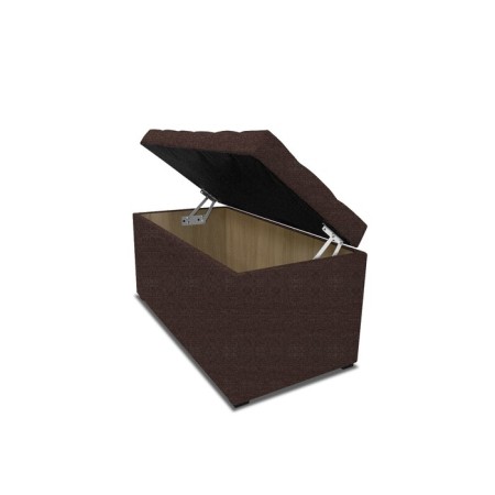 Puff with a lid and weighting, 800 × 400 × 420 mm, Savana Rogozhka, Chocolate Color-5