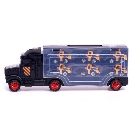Carrier truck, with 6 tractors-1