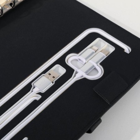 Diary with a built -in charger 8000 mAH and a flash drive 16 GB “Leo”, 17.5 x 23.5 cm-9