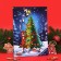 Advent calendar with mini tiles made of milk chocolate "New Year's deer", 50 g