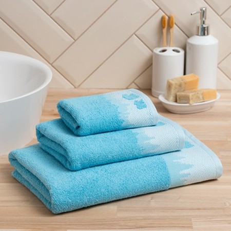 Trick Lovelife "Winter Dream" 30x60 cm, blue, 100% cotton, 400 g/m2-1