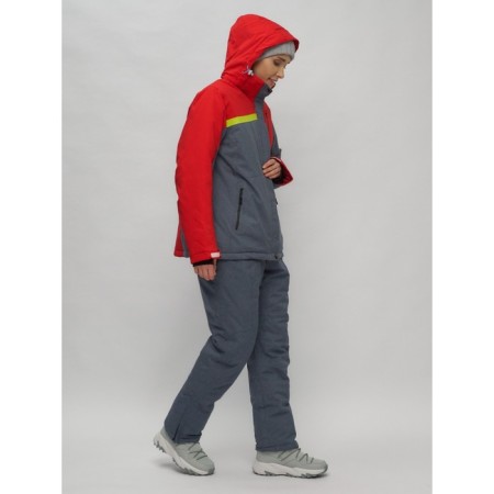 Ski suit female, size 58, red color-28