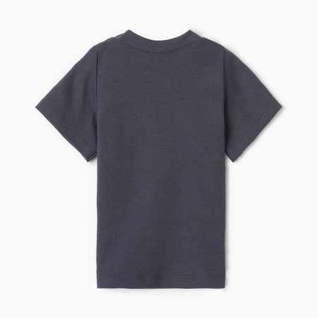 T-shirt Troshka Me, Basic Line, height 80-86 cm, dark gray-3