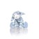 Soft toy Gulliver lambs curly, Blue color, 22 cm