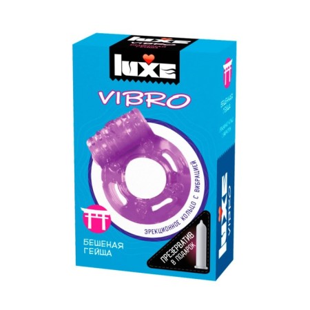 Luxe vibro vibro -rut -frantic geisha + condom 1 pc.