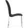 Stool on a metal frame DC2-092-2 Metal/Ecokozha, Chrome/Black 42x61x98 cm