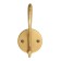 Furniture hook Cappio Wing, two -rod, matte gold