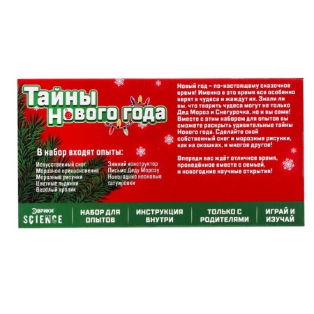 Set for experiments "Secrets of the New Year", rabbit-11