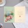 Postcard "On Birthday!" glitter, decorative element, shell