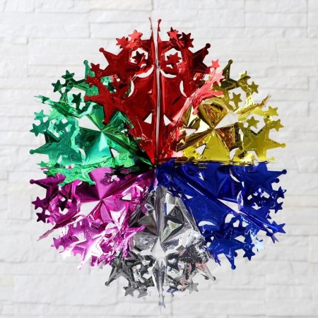 Foil ball "stars" 38x38 cm