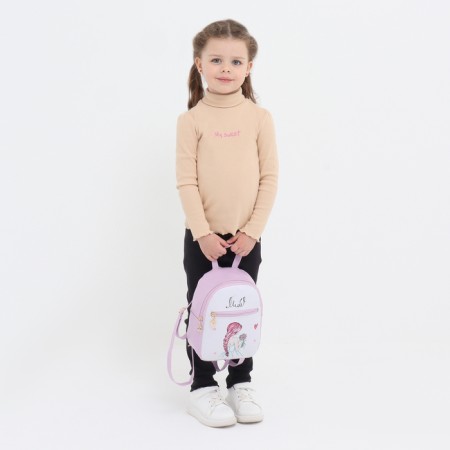 Baby backpack on lightning, pink color-2