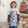 Apron with sleevens Children's Ethel "Funny Alphabet", 49 x 39 cm