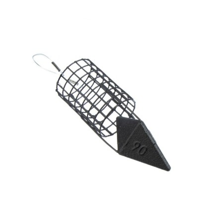 Metallic feeder X-Feeder ME Bullet 4K M Grid, Matt Black, 90 g, 35 ml-1