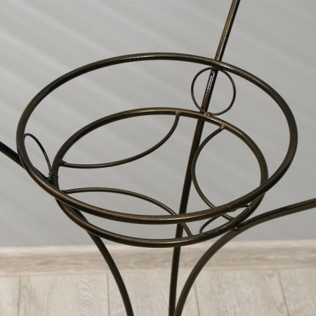 Flower stand, floor, 1 pot, d = 25 cm, bronze, "cypress"-1
