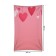 Decorative panel with photo printing "Decoration of hearts", vertical, size 100x150 cm