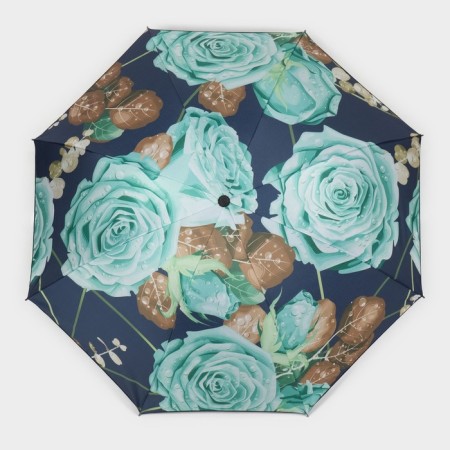 Mechanical “Roses” umbrella, eponge, 4 additions, 8 knitting needles, r = 48 cm, color mix-12