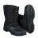 Combined winter boots (snowbuses), TEP+artificial fur, black color, size 43