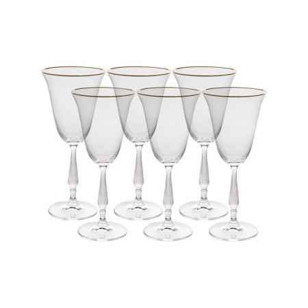 A set of glasses for red wine, decor “Gold Gold”, 250 ml x 6 pcs.-1