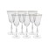 A set of glasses for red wine, decor “Gold Gold”, 250 ml x 6 pcs.