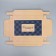Gift folding box, packaging, “real man”, 25.5 x 15 x 4 cm