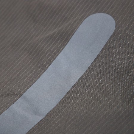 A cover for a backpack 80 liters, with a reflective strip, the color is gray-3