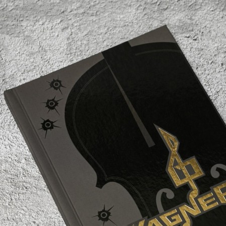 Diary "Wagner" cover 7BC SOFT-Tach, A5, 80 sheets.-2