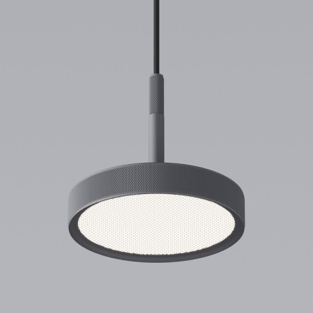 Suspension lamp Elektrostandard, Plate, 155x155x1200 mm, 14W, LED, 500LM, 4000K, graphite color