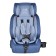 Car seat children's Farfello Costa, ISOFIX fastening, blue-gray color