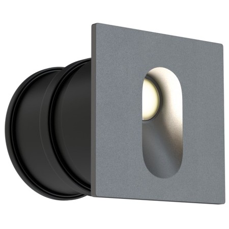 Outdoor O022-L3GR, 3W, 7x7 cm, LED, 70LM, 4000K, Gray Color.