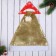 New Year's cap "snowy radiance" 28x36 cm golden