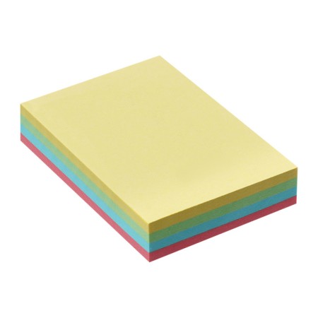 Block with a sticky edge, 51 x 38 mm, 100 sheets, 4 colors, pastel-1