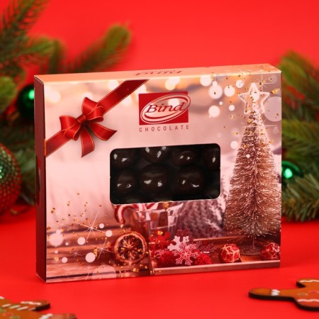 Chocolate dragee "Raspberry in dark chocolate", 100 g