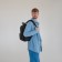City textura backpack, black color