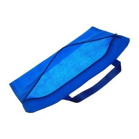 Conference folder with A4 handle, 350 x 270 x 10 mm, textile (spanbond), blue color, calligrata-3