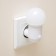 Spick "ball" LED 1W white 4.5x6.5x9.5 cm Risalux