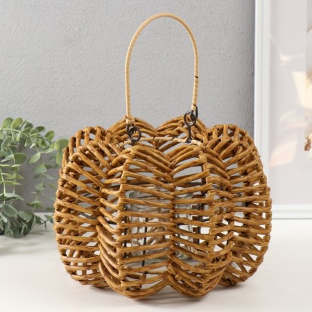 Climber Plastic for 1 candle "Pumpkin" Natural 11x26x19 cm-1