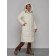 Coat insulated winter female, size 48, color light-beige